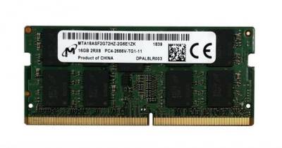 Оперативная память Micron So-Dimm DDR4 16GB 2666MHz CL19 ECC MTA18ASF2G72HZ-2G6E1