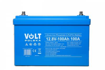 Аккумуляторная батарея Volt Polska LiFePO4 12V 100Ah 100A + BMS