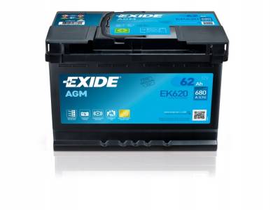 Exide AGM 62Ah-12v R EK620