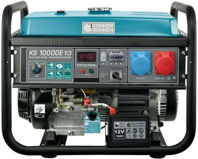 Генератор Konner&Sohnen Gasoline Generator 7.5kW KS 10000E 1/3