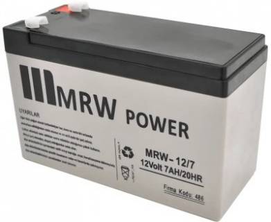 Аккумуляторная батарея Mervesan MRW 12-7, 12V 7Ah (MRV-12/7LIGHT)