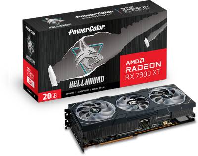 Видеокарта PowerColor Hellhound AMD Radeon RX 7900 XT 20GB RX 7900 XT 20G-L/OC