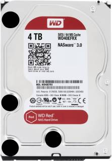 Внутренний HDD/SSD Western Digital WD Red Plus NAS Hard Drive 4TB 5400rpm 256MB WD40EFPX