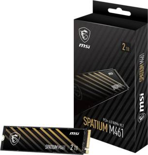 Внутренний HDD/SSD MSI Spatium M461 2TB M.2 2280 NVMe PCIe Gen4 x4 TLC S78-440Q550-P83