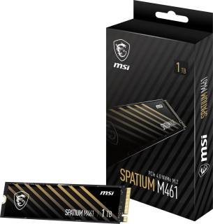 Внутренний HDD/SSD MSI Spatium M461 1TB M.2 2280 NVMe PCIe Gen4 x4 TLC S78-440L1D0-P83