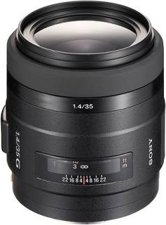 Объектив Sony 35mm, f/ 1.4 G-Lens DSLRA100 SONY SAL-35F14G