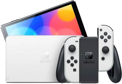 Игровая приставка NINTENDO Switch OLED Model with White Joy-Con