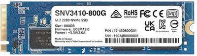 Внутренний HDD/SSD Synology SNV3410 800GB M.2 2280 NVMe PCIe 3.0 x4 TLC SNV3410-800G