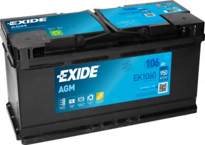 Exide AGM 106Ah-12v R EK1060