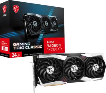 Видеокарта MSI Radeon RX 7900 XTX GAMING TRIO CLASSIC 24GB RX 7900 XTX GAMING TRIO CLASSIC 24G (912-V520-010)