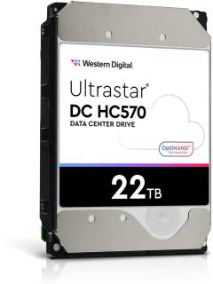 Внутренний HDD/SSD Western Digital Ultrastar HC570 22TB 7200rpm 512MB WUH722222ALE6L4 / 0F48155
