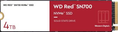 Внутренний HDD/SSD Western Digital WD Red SN700 4TB M.2 2280 NVMe PCIe Gen3 x4 TLC WDS400T1R0C