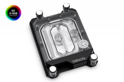 Кулер EKWB EK-Quantum Velocity sTR4 D-RGB - Nickel + Plexi (3831109810286)