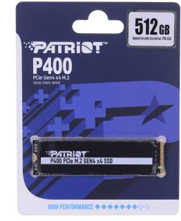 Внутренний HDD/SSD Patriot P400 Lite 500GB M.2 2280 NVMe PCIe Gen4 x4 TLC P400LP500GM28H
