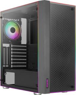Корпус AeroCool Skribble ARGB MID TOWER CASE Skribble-G-BK-v1