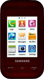 Смартфон Samsung GT-C3300 (Red Wine) GT-C3300WRISEK