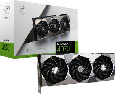 Видеокарта MSI GeForce RTX 4070 Ti SUPRIM 12GB RTX 4070 TI SUPRIM 12G