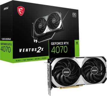 Видеокарта MSI GeForce RTX 4070 VENTUS 2X 12GB OC RTX 4070 VENTUS 2X 12G OC