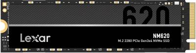 Внутренний HDD/SSD Lexar NM620 2TB M.2 2280 NVMe PCIe Gen3 x4 TLC LNM620X002T-RNNNG