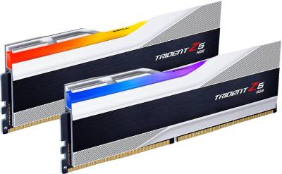Память G.Skill Trident Z5 RGB Silver DDR5 48GB (2x24GB) 8000MHz CL40 Kit F5-8000J4048F24GX2-TZ5RS