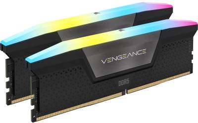 Оперативная память Corsair Vengeance RGB Black DDR5 48GB (2x24GB) 5600MHz CL40 Kit CMH48GX5M2B5600C40