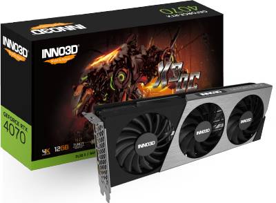 Видеокарта Inno3D GeForce RTX 4070 X3 OC 12GB N40703-126XX-185252L