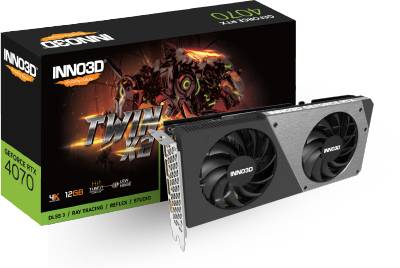 Видеокарта Inno3D GeForce RTX 4070 TWIN X2 12GB N40702-126X-185252N
