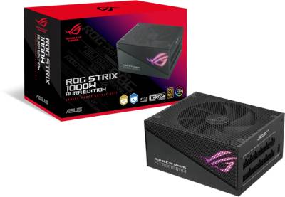 Блок питания ASUS ROG STRIX 1000W Gold Aura Edition ROG-STRIX-1000G-AURA-GAMING / 90YE00P1-B0NA00