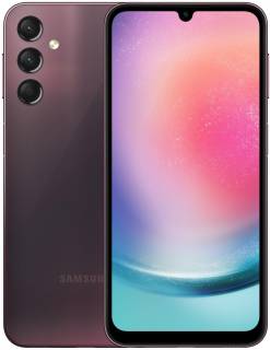 Смартфон Samsung Galaxy A24 6/128GB (SM-A245FDRVSEK) Dark Red