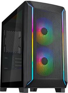 Корпус Silverstone FARA 312Z TG Black FA312Z-BG