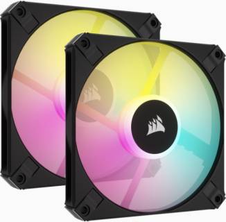 Вентилятор Corsair iCUE AF120 RGB Slim (CO-9050163-WW) Twin Pack Black