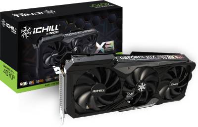 Видеокарта Inno3D GeForce RTX 4070 Ti ICHILL X3 12GB C407T3-126XX-186148H