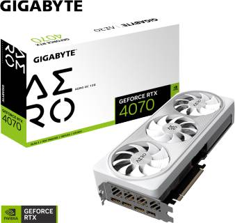 Видеокарта Gigabyte GeForce RTX 4070 AERO OC 12GB GV-N4070AERO OC-12GD