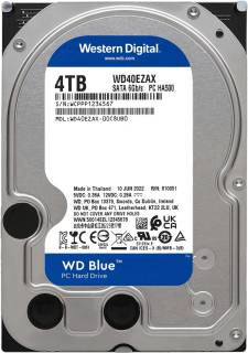 Внутренний HDD/SSD Western Digital WD BLUE 4TB 5400rpm 256MB WD40EZAX