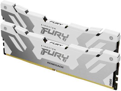 Оперативная память Kingston FURY Renegade White XMP DDR5 32GB (2x16GB) 6000MHz CL32 Kit KF560C32RWK2-32