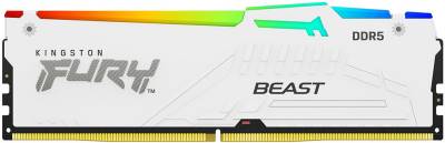 Оперативная память Kingston FURY Beast White RGB EXPO DDR5 32GB 6000MHz CL36 KF560C36BWEA-32