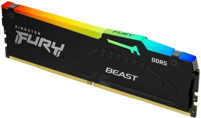 Оперативная память Kingston FURY Beast RGB XMP DDR5 32GB 6000MHz CL40 KF560C40BBA-32
