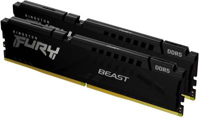 Оперативная память Kingston FURY Beast Black EXPO DDR5 64GB (2x32GB) 5200MHz CL36 Kit KF552C36BBEK2-64