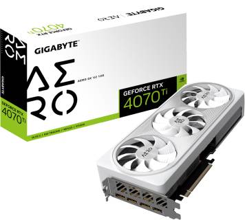 Видеокарта Gigabyte GeForce RTX 4070 Ti AERO OC V2 12GB GV-N407TAERO OCV2-12GD
