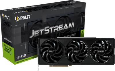 Видеокарта Palit GeForce RTX 4070 JetStream 12GB NED4070019K9-1047J