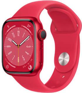 Apple Watch Series 8 GPS + Cellular 41mm PRODUCT RED Aluminum Case w. PRODUCT RED S. Band M/L MNV63