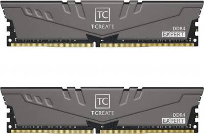 Оперативная память Team T-Create Expert Gray DDR4 16GB (2x8GB) 3200MHz CL16 Kit TTCED416G3200HC16FDC01