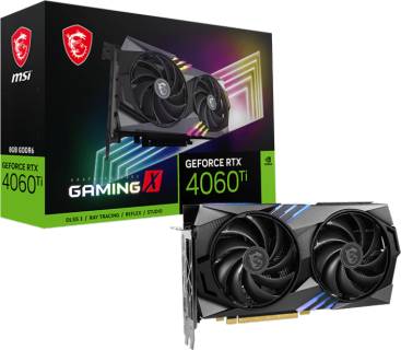Видеокарта MSI GeForce RTX 4060 Ti GAMING X 8GB