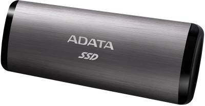 Внешний HDD A-Data SE760 2TB Titanium USB 3.2 Gen2 Type-C ASE760-2TU32G2-CTI