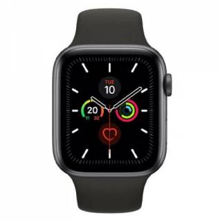 Apple Watch Series 5 LTE 44mm Space Black Steel w. Black b.- Space Black Steel MWW72/MWWK2