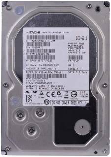 Внутренний HDD/SSD Hitachi Ultrastar 7K3000 2TB 7200rpm 64MB HUA723020ALA640 / 0F12455