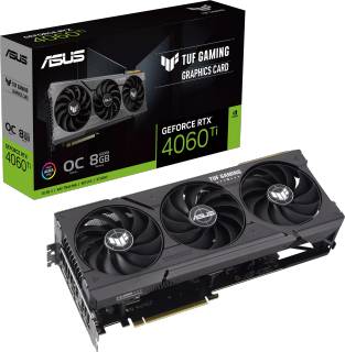 Видеокарта ASUS TUF Gaming GeForce RTX 4060 Ti 8GB GDDR6 OC Edition TUF-RTX4060TI-O8G-GAMING