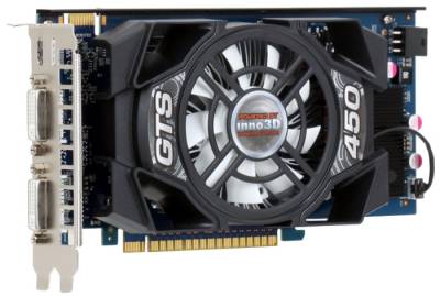 Видеокарта Inno3D GeForce GTS450 1GB N450-1DDN-D3CX