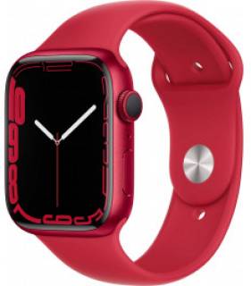Apple Watch Series 7 GPS 41mm PRODUCT RED Aluminum Case With PRODUCT RED Sport Band MKN23