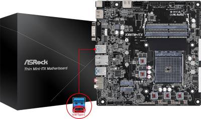 Материнская плата ASRock X300TM-ITX
